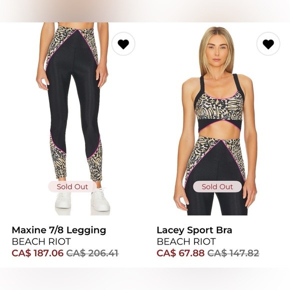 NWOT Beach Riot Amour Leopard Set - Picture 2 of 10